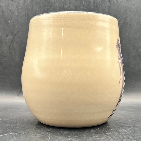 Home & Garden Party 2002 Patriotic American Flag Mug Land That I Love USA Made - Picture 2 of 6